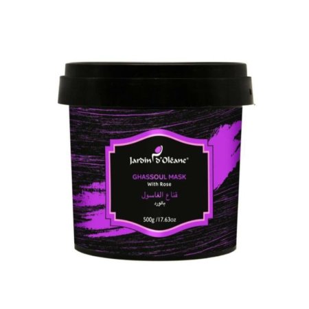Rose Moroccan Ghassoul Mask قناع الغاسول المغربي بالورد